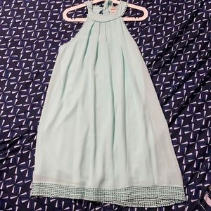 Mint green flowy dress